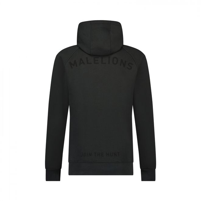 Afbeelding van Malelions Half Zip Hoodie Antraciet