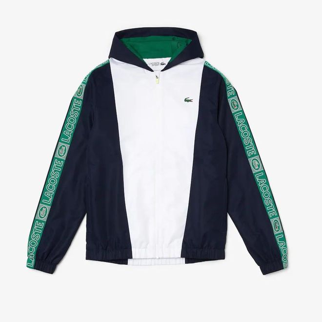 Afbeelding van Lacoste Sport Trainingspak Block Navy White