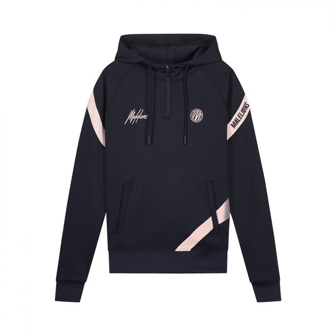 Afbeelding van Malelions Sport Pre-Match Hoodie Set Navy Pink