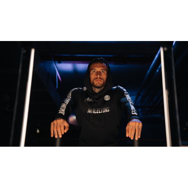 Afbeelding van Malelions Sport Tracksuit Warming Up Black/White