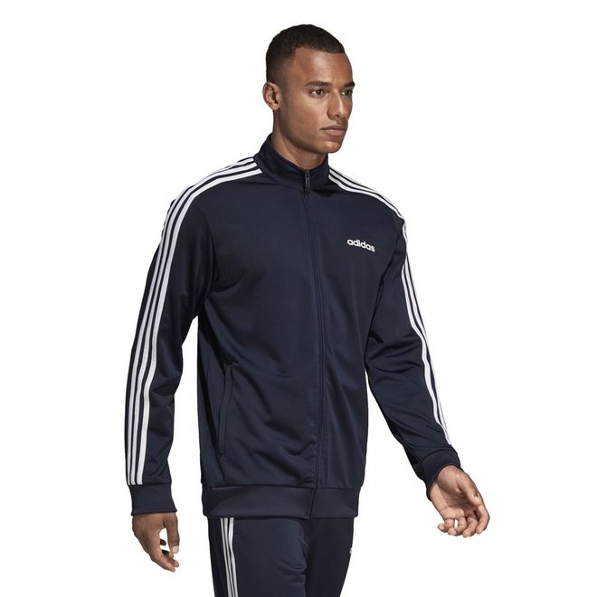 Afbeelding van Adidas Essentials 3 Stripes Trainingspak Blauw
