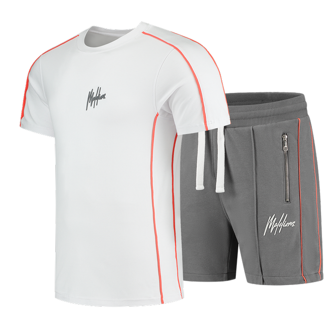 Afbeelding van Malelions Sport Thies Summer Set Salmon White