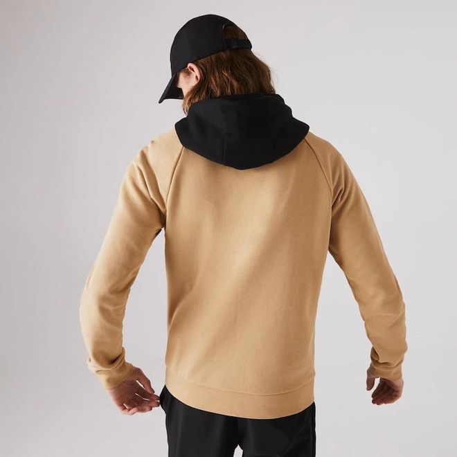 Afbeelding van Lacoste Sport Hooded Vest Beige