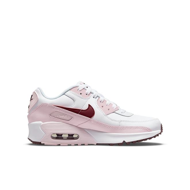 Afbeelding van Nike Air Max 90 Kids Leather White Pink Foam