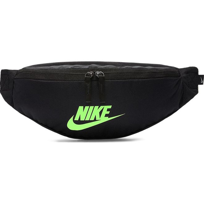 Afbeelding van Nike Sportswear Heritage heuptas Zwart-Lime