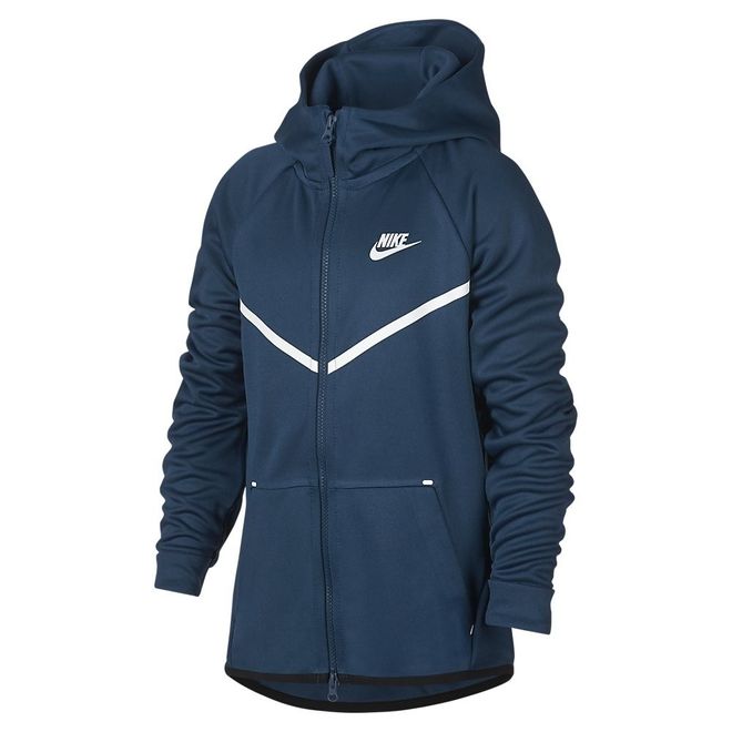 Afbeelding van Nike Sportswear Tech Fleece Hoodie Kids Blue Force