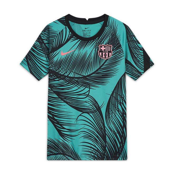 Afbeelding van FC Barcelona Warming-up Set Kids New Green