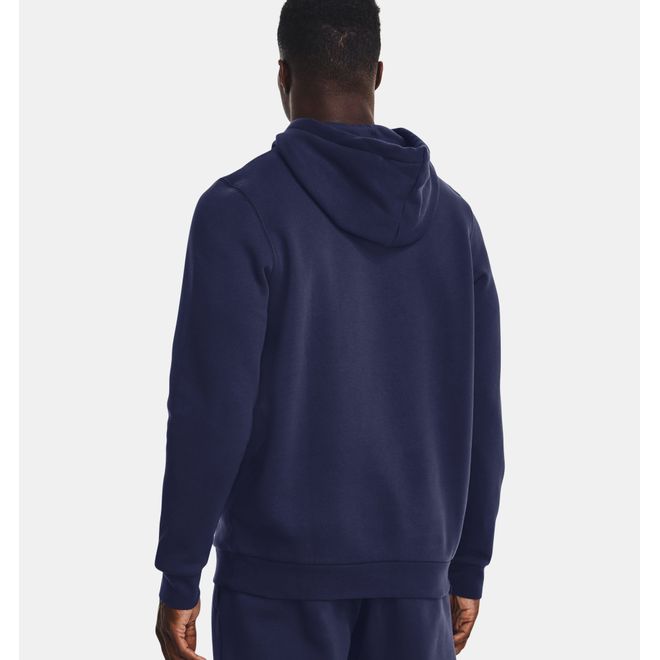 Afbeelding van Under Armour Herenhoodie Essential Fleece Navy