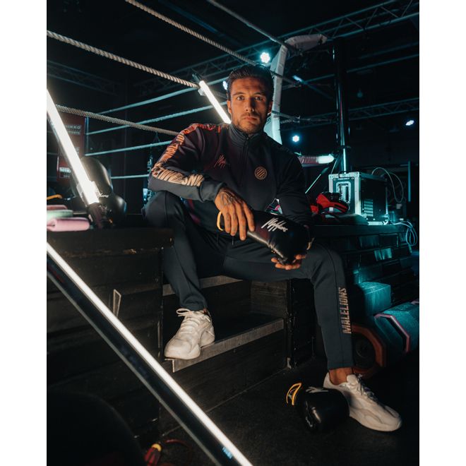 Afbeelding van Malelions Sport Quarterzip Tracksuit Navy/Gold