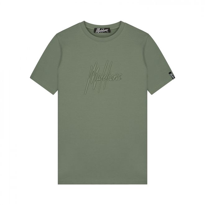 Afbeelding van Malelions Men Essentials T-Shirt + Short Set Dark Sage