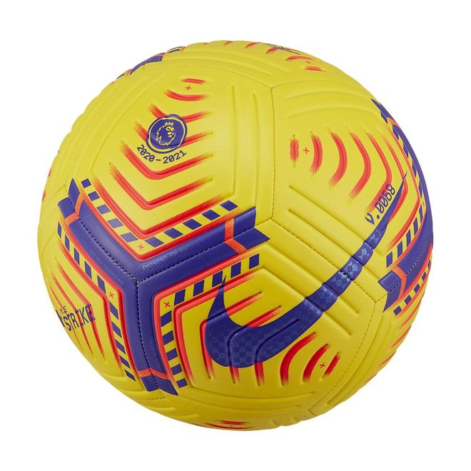 Afbeelding van Nike Premier League Strike Voetbal Yellow Laser Crimson