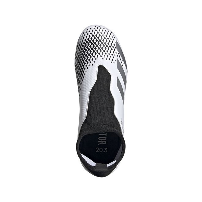 Afbeelding van Adidas Predator 20.3 LL FG Kids White Silver