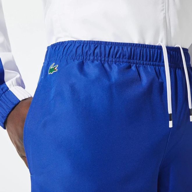 Afbeelding van Lacoste Sport Trainingspak Blauw Wit