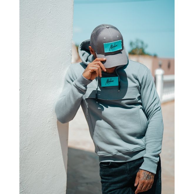 Afbeelding van Malelions Velcro Anorak Suit Matte Grey