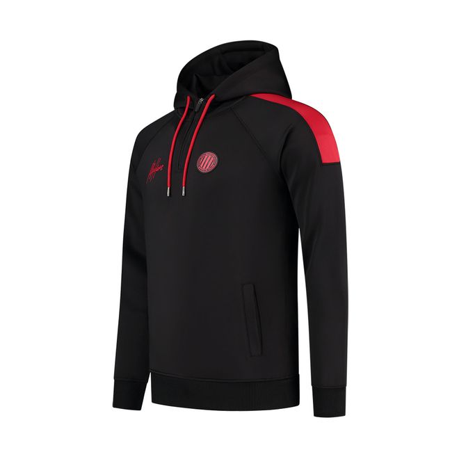 Afbeelding van Malelions Sport Striker Hoodie Set Black Neon Red