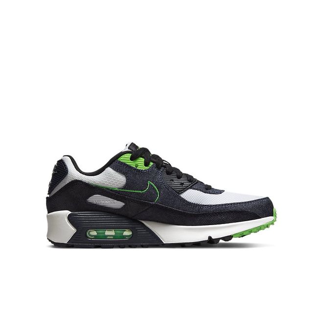 Afbeelding van Nike Air Max 90 SE Kids Black Scream Green