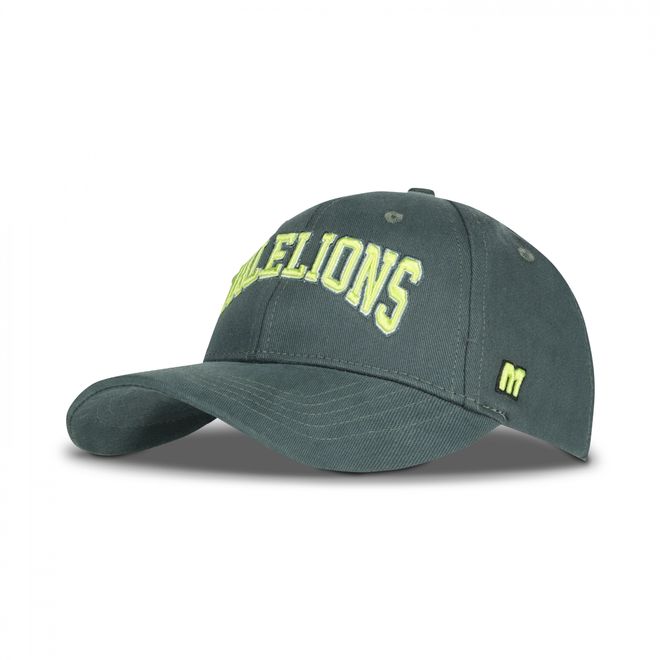 Afbeelding van Malelions Men Varsity Cap Dark Slate Lime