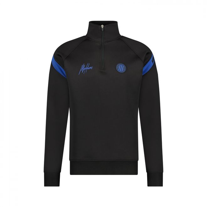Afbeelding van Malelions Sport Pre-Match Quarterzip Set Black Blue