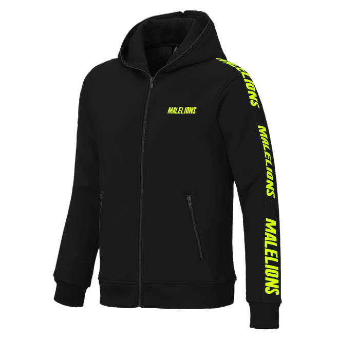 Afbeelding van Malelions Jorden Santos Tracksuit Black Neon Yellow