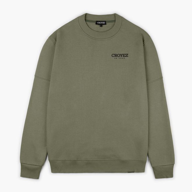 Afbeelding van Croyez Abstract Sweater Light Army