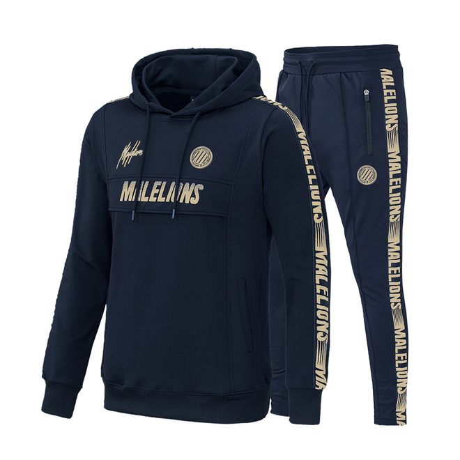 Afbeelding van Malelions Sport Tracksuit Warming Up Navy/Gold