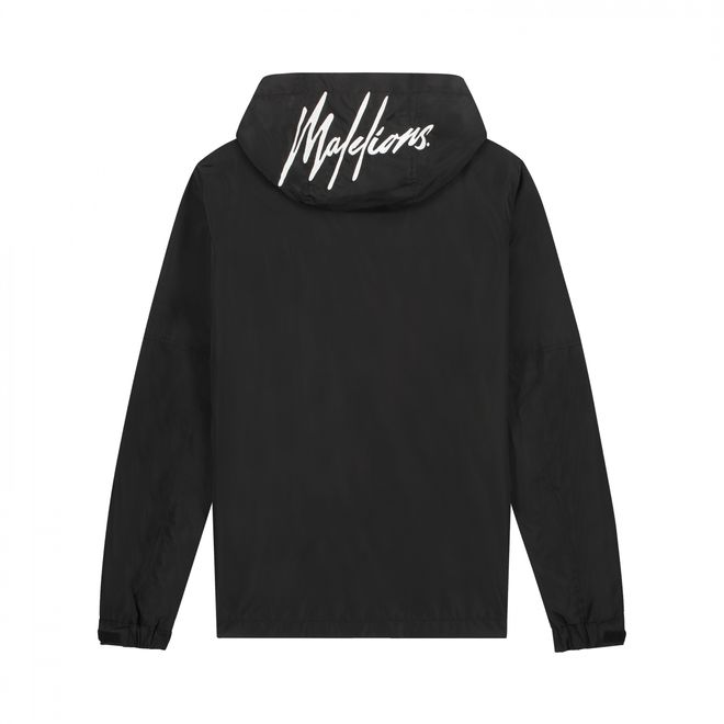 Afbeelding van Malelions Men Pocket Cargo Windbreaker Black