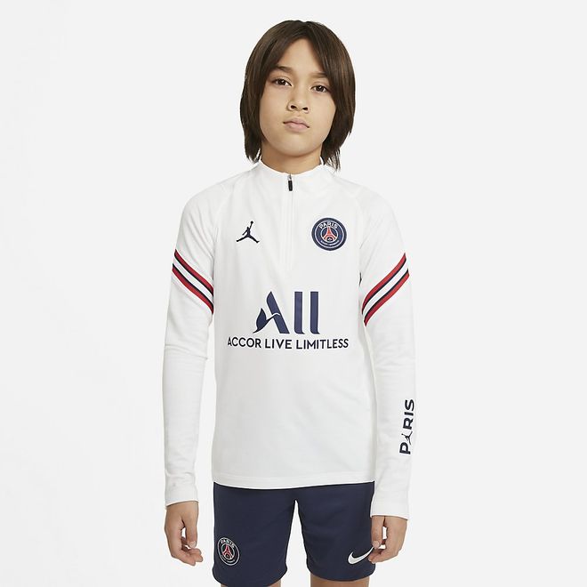 Afbeelding van Paris Saint-Germain Strike Set Kids White Midnight Navy
