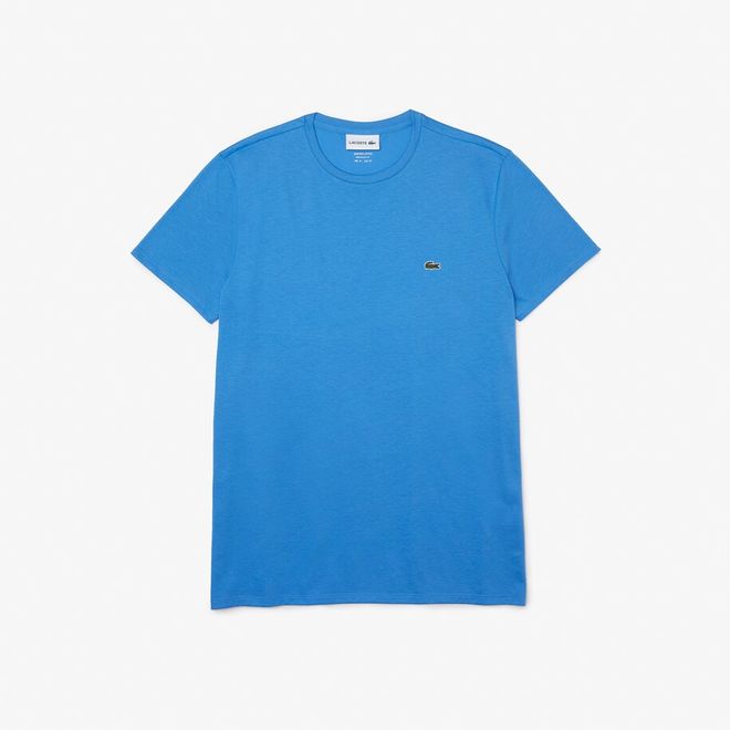 Afbeelding van Lacoste T-shirt met Ronde Hals Blue 