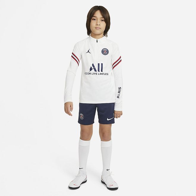 Afbeelding van Paris Saint-Germain Strike Set Kids White Midnight Navy