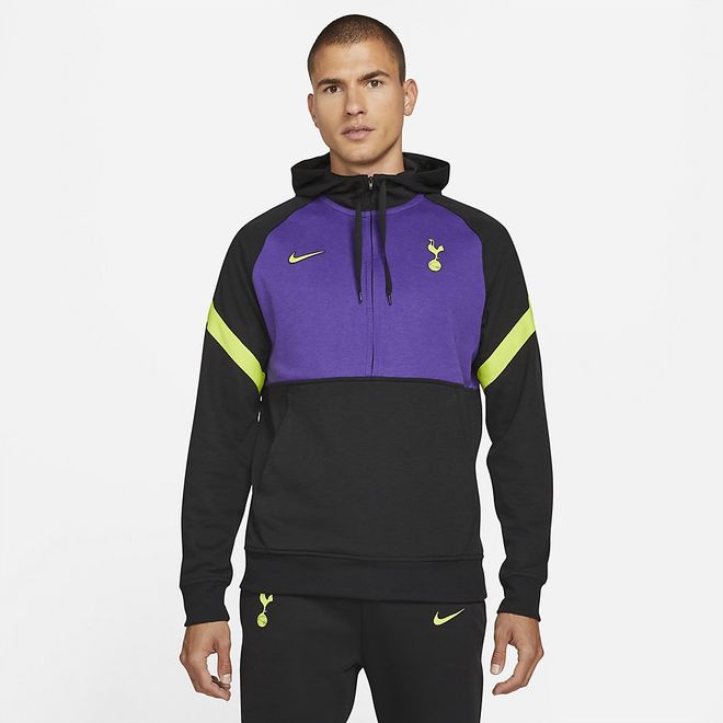 Afbeelding van Tottenham Hotspur Hooded Fleece Set Black Court Purple