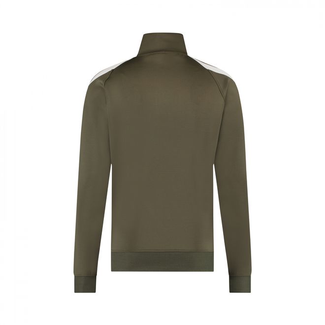 Afbeelding van Malelions Sport Pre-Match Quarterzip Set Army White