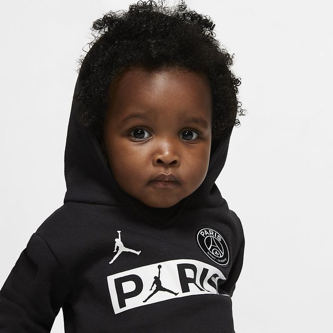 Afbeelding van PSG Babyset met Hoodie en Joggingbroek Black