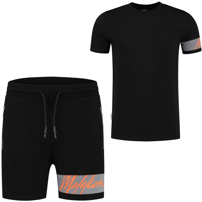 Afbeelding van Malelions Captain Set Black Neon Orange