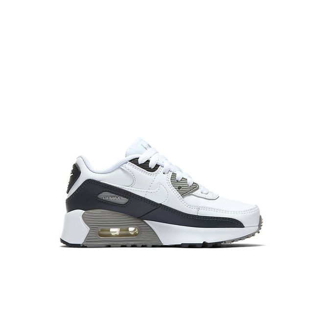 Afbeelding van Nike Air Max 90 Leather Kids White Grey