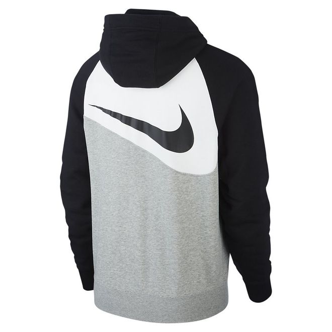 Afbeelding van Nike Sportswear Swoosh Hoodie FZ FT Dark Grey Heather