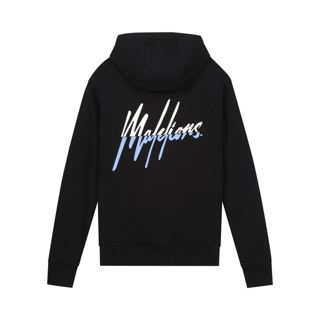 Afbeelding van Malelions Men Split Hoodie Black