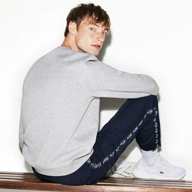 Afbeelding van Lacoste Sweater Gevlamd Grijs