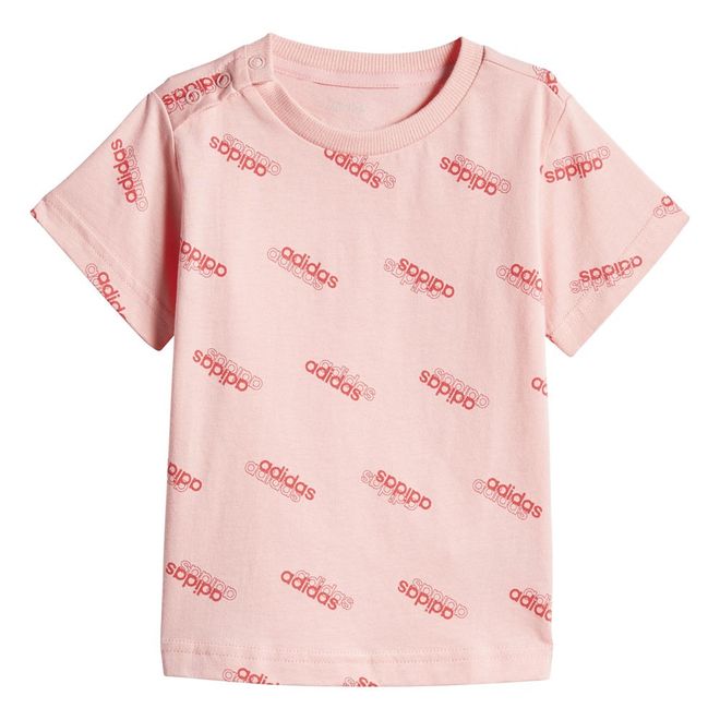 Afbeelding van Adidas Favorites Short Sleeve Set Infants Glory Pink
