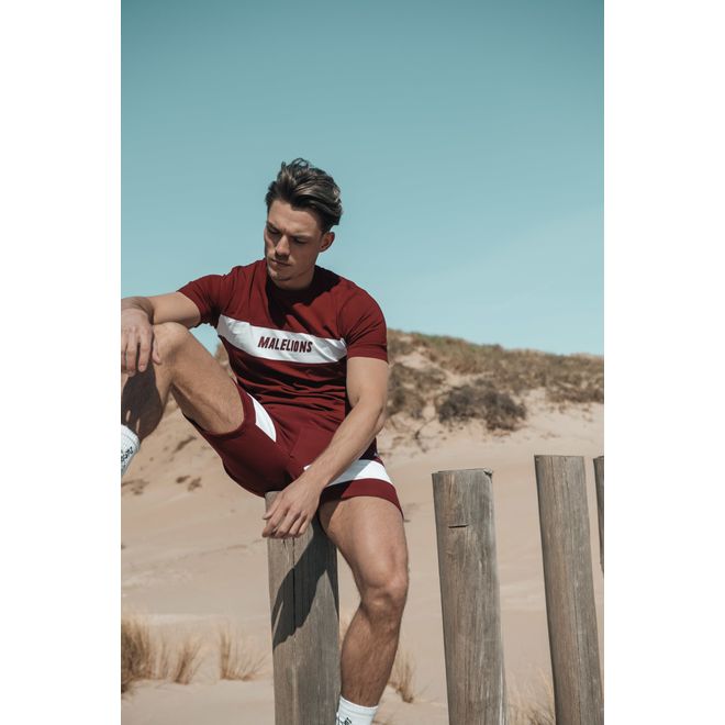 Afbeelding van Malelions Twinset Ueranium Sport Bordeaux White