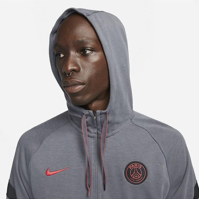 Afbeelding van Paris Saint-Germain Hooded Fleece Set Dark Grey