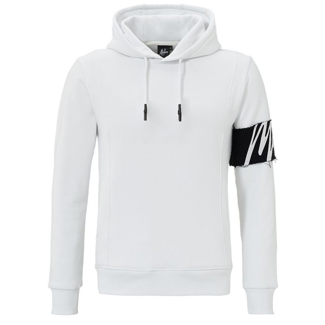 Afbeelding van Malelions Captain Tracksuit White-Black