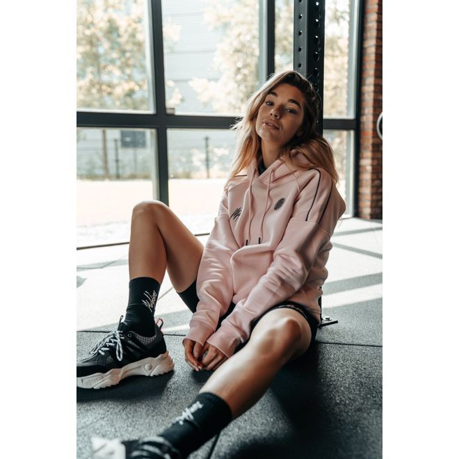 Afbeelding van Malelions Sport Coach Hoodie Set Pink Antra