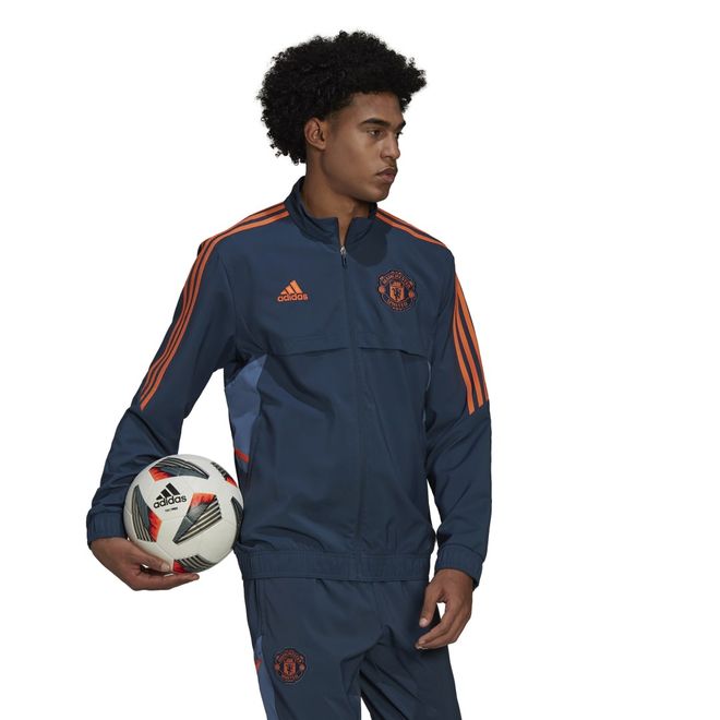 Afbeelding van Manchester United Condivo 22 Presentatiepak Crew Navy