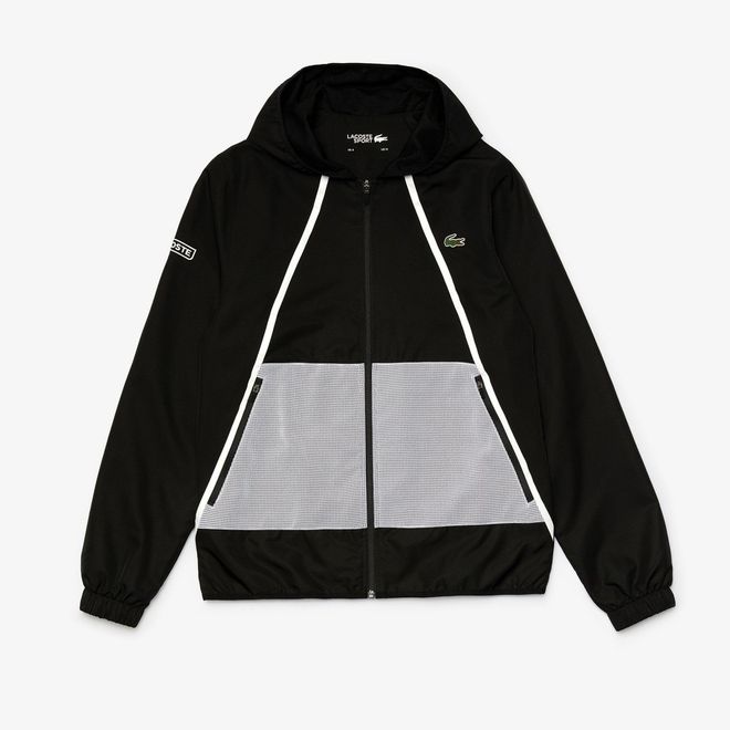Afbeelding van Lacoste Sport Trainingspak Black White