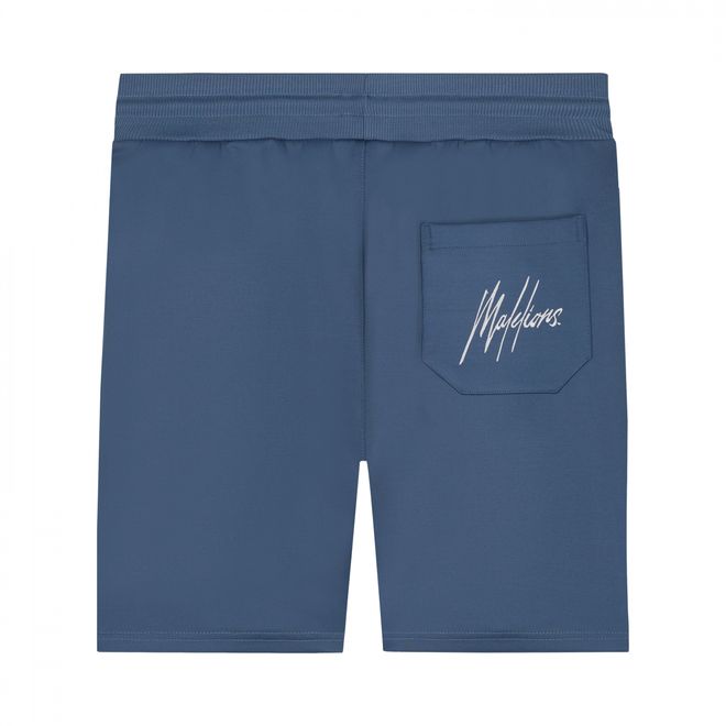 Afbeelding van Malelions Sport Striker T-Shirt + Short Set Navy Grey