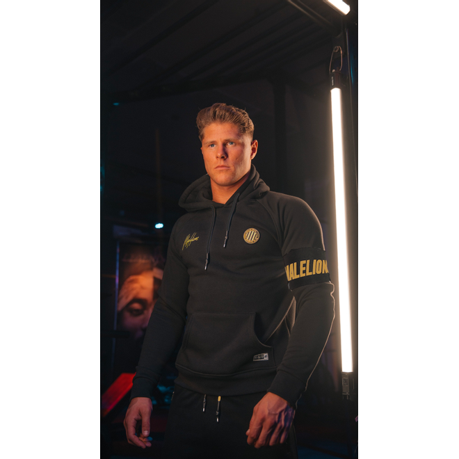 Afbeelding van Malelions Sport Captain Tracksuit Black Gold