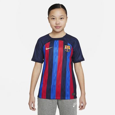 Foto van FC Barcelona Stadium Thuis Voetbalshirt Kids