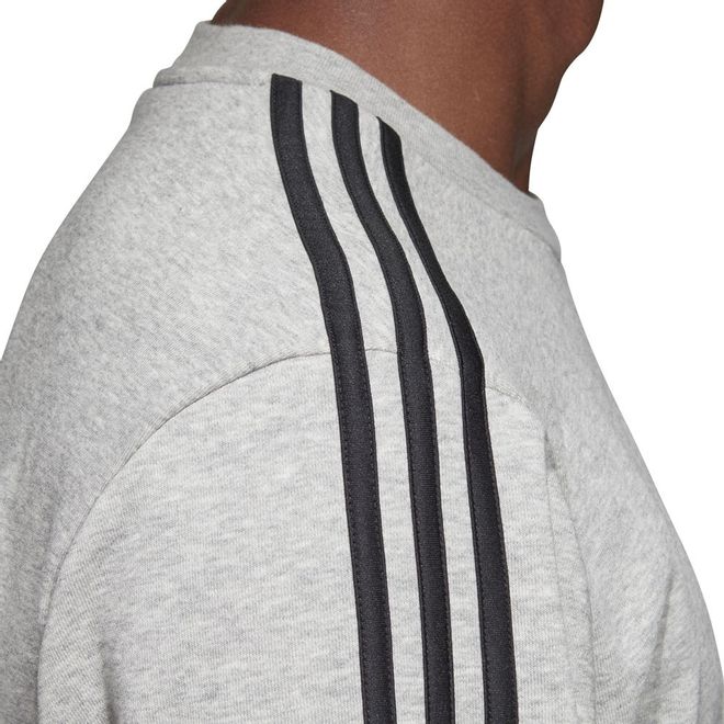 Afbeelding van Adidas Essentials 3 Stripes Sweatset Grey Heather