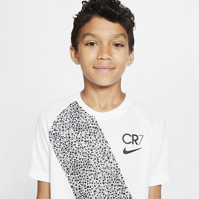 Afbeelding van Nike Dry Fit Set Kids CR7 White Black