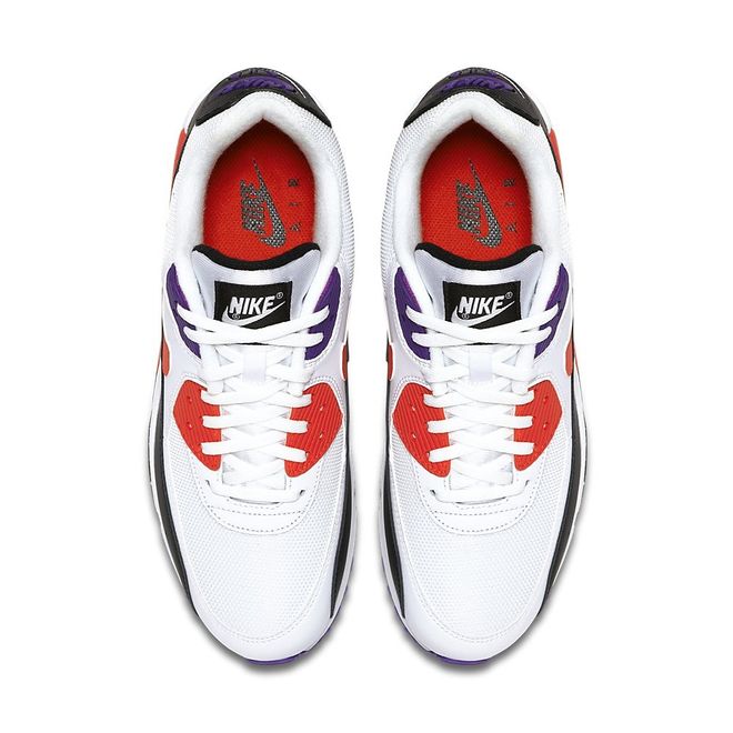 Afbeelding van Nike Air Max 90 Essential Wit-Rood-Paars